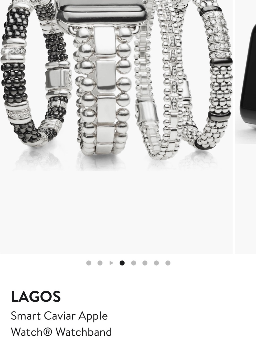 LAGOS Smart Caviar Apple Watch Watchband